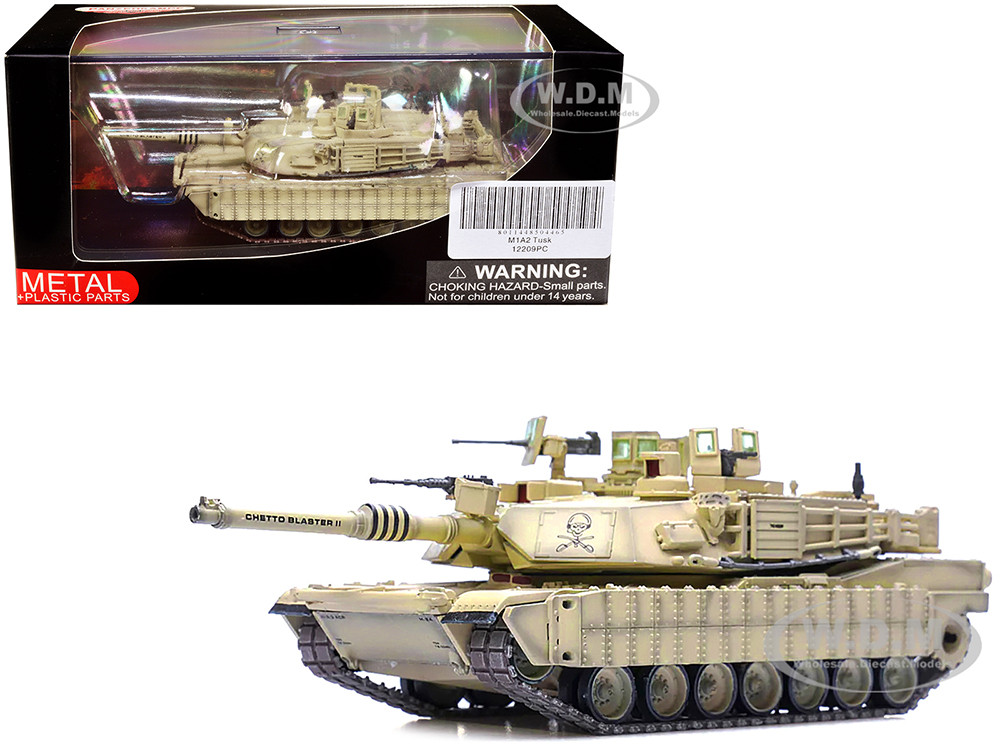 M1A2 TUSK I Battle Tank "Ghetto Blaster II" "U.S. Army 3rd Squadron, 3rd Armoured Cavalry Regiment, FOB Hammer, Iraq" (2011) 1/72 Diecast Model by Panzerkampf diecast model
