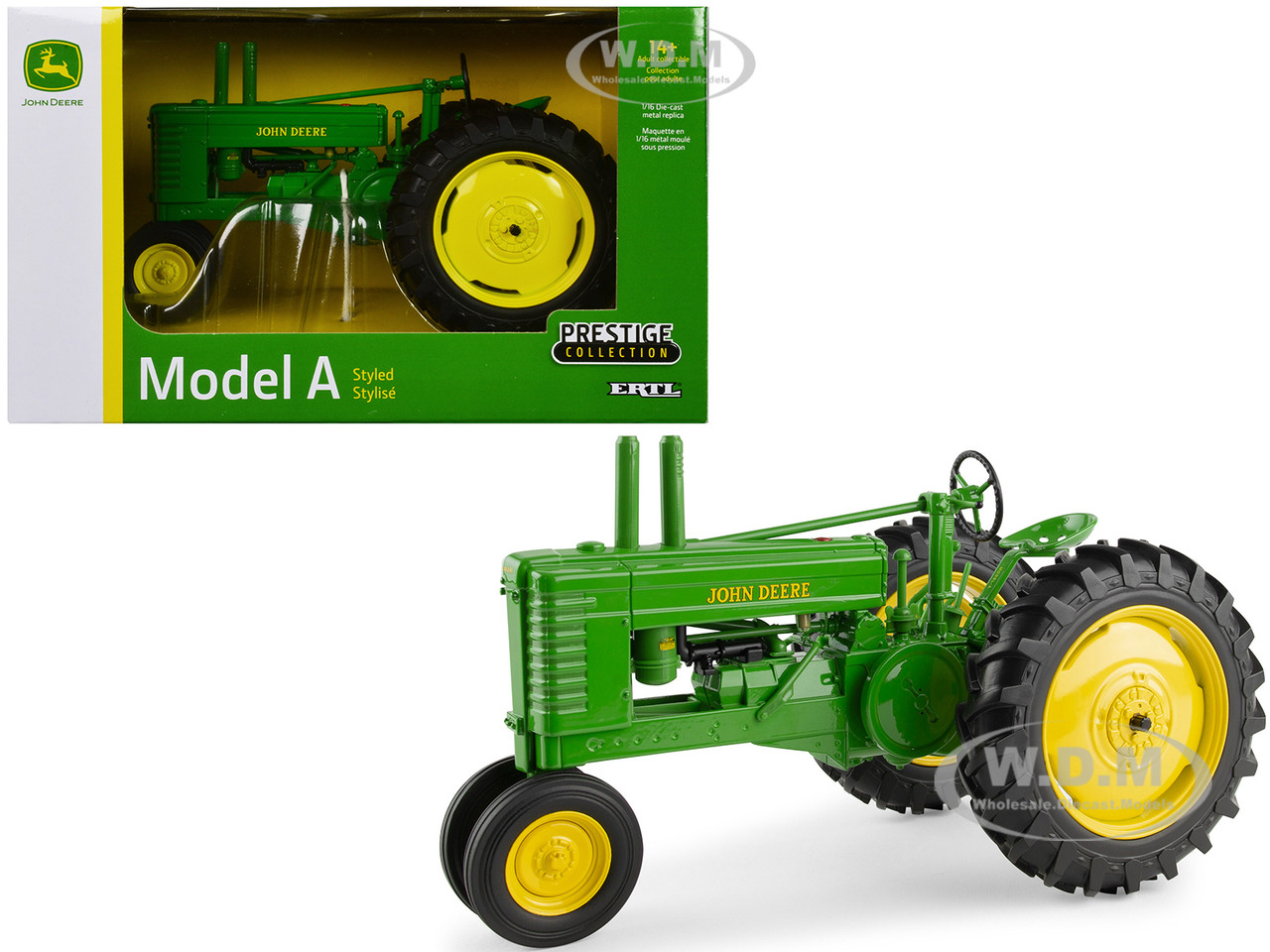 John Deere Model A Tractor Green "Prestige Collection" 1/16 Diecast Model by ERTL TOMY diecast model