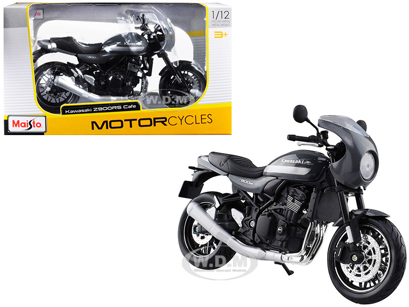 Kawasaki Z900RS Cafe Gray 1/12 Diecast Motorcycle Model by Maisto diecast model