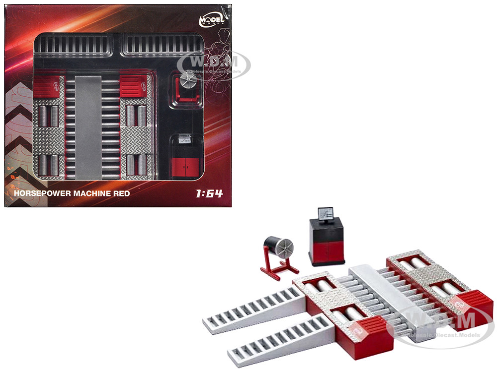 Horsepower Machine Red 1/64 Diecast Model by Model Model diecast model