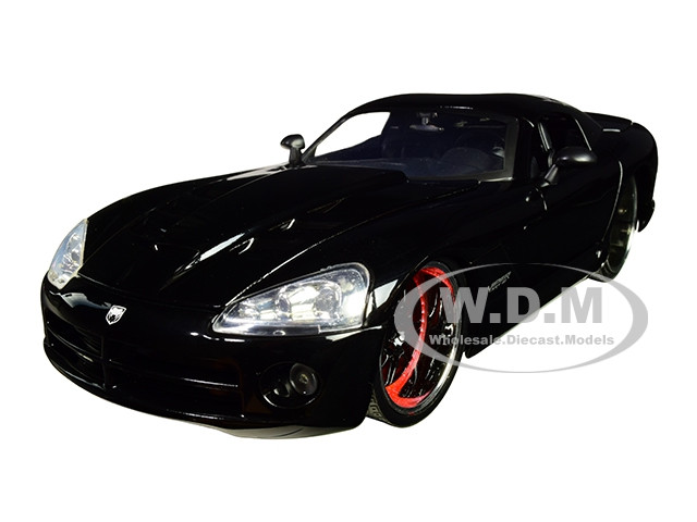 Letty's Dodge Viper SRT 10 Black "Fast & Furious" Movie 1/24 Diecast Model Car by Jada diecast model