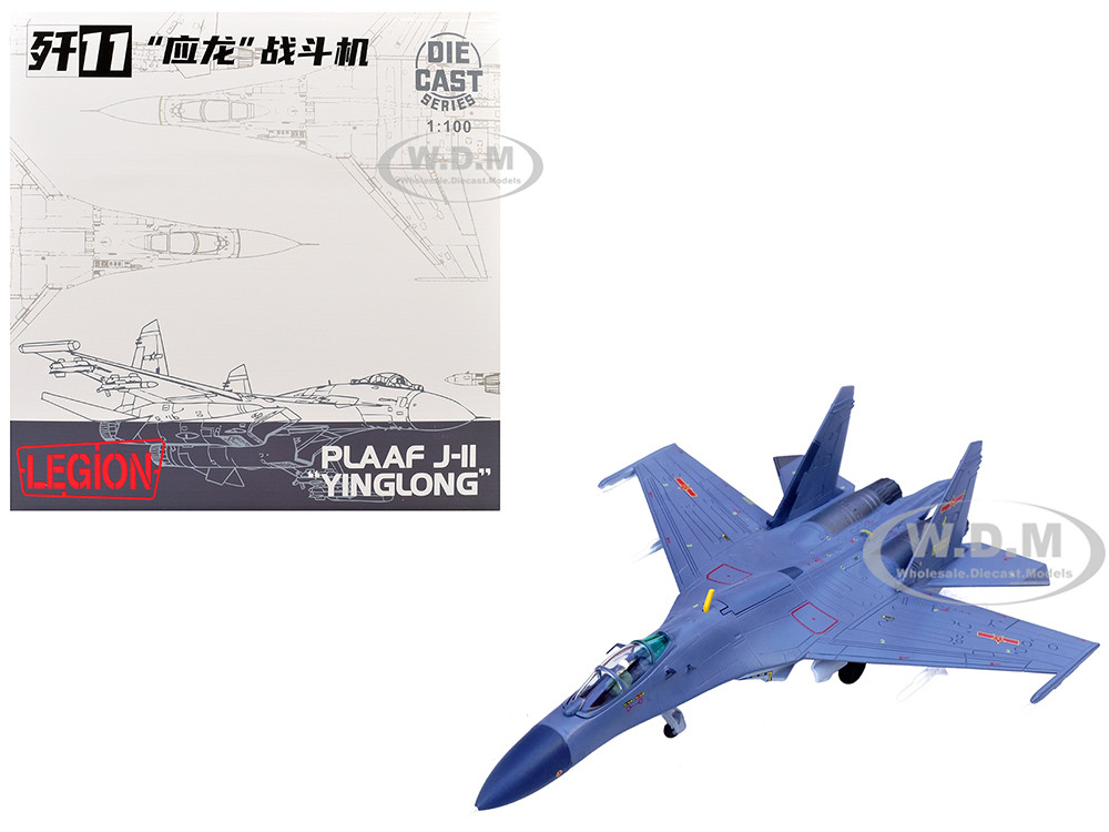 Shenyang J-11B Yinglong Aircraft "61021, Northern Theater Command" (2019) People's Liberation Army Air Force 1/100 Diecast Model Airplane by Legion diecast model