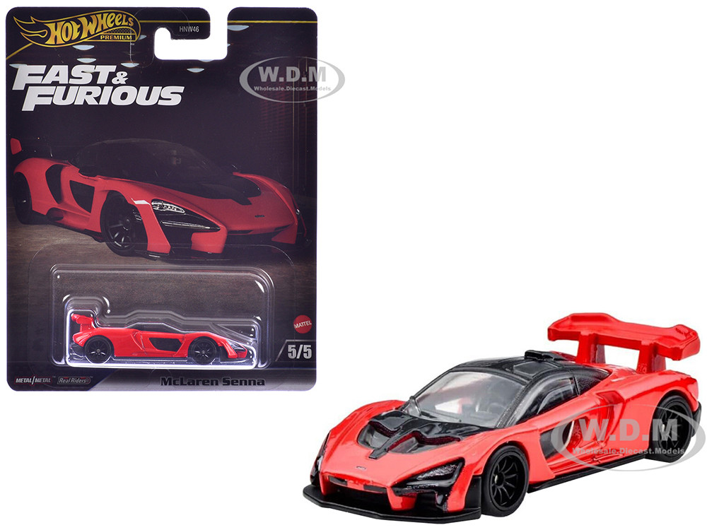 McLaren Senna Red "Fast X" (2023) Movie "Fast & Furious" Series Diecast Model Car by Hot Wheels diecast model