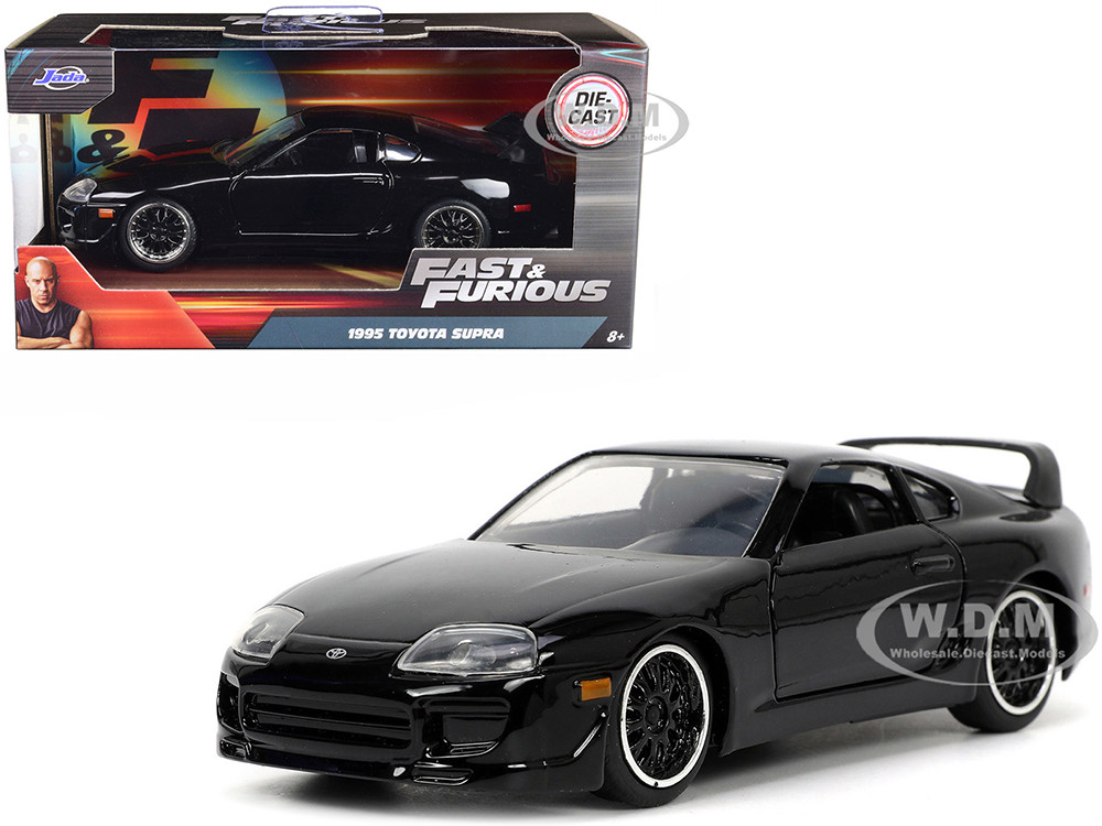 1995 Toyota Supra Black "Fast & Furious" Movie 1/32 Diecast Model Car by Jada diecast model