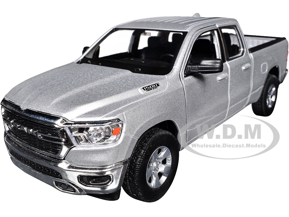 2019 RAM 1500 Pickup Truck Silver Metallic "NEX Models" Series 1/27 Diecast Model Car by Welly diecast model