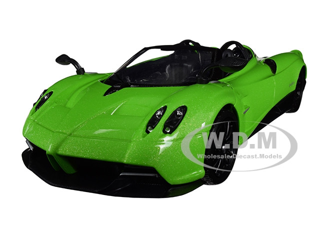 Pagani Huayra Roadster Green 1/24 Diecast Model Car by Motormax diecast model