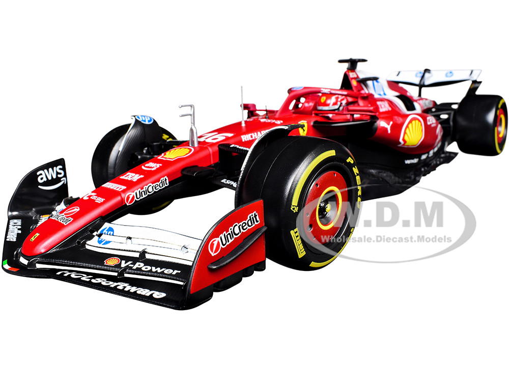 Ferrari SF-25 #16 Charles Leclerc Formula One F1 World Championship (2025) "Formula Racing" Series 1/18 Diecast Model Car by Bburago diecast model