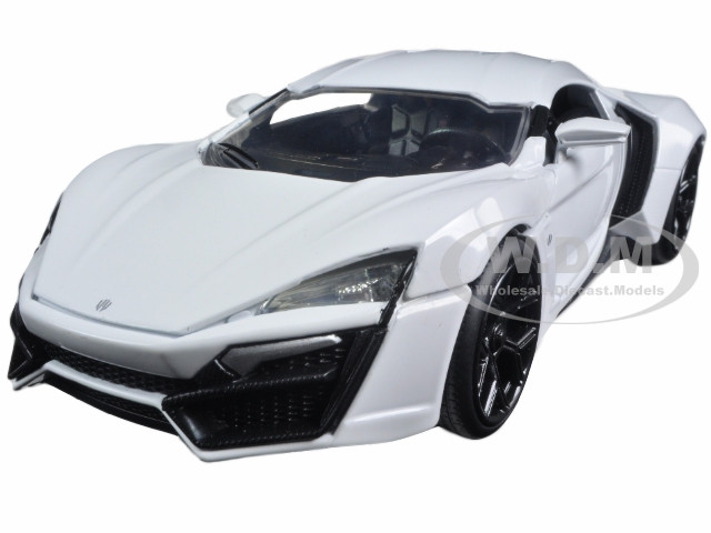 Lykan Hypersport White 1/24 Diecast Model Car by Jada diecast model