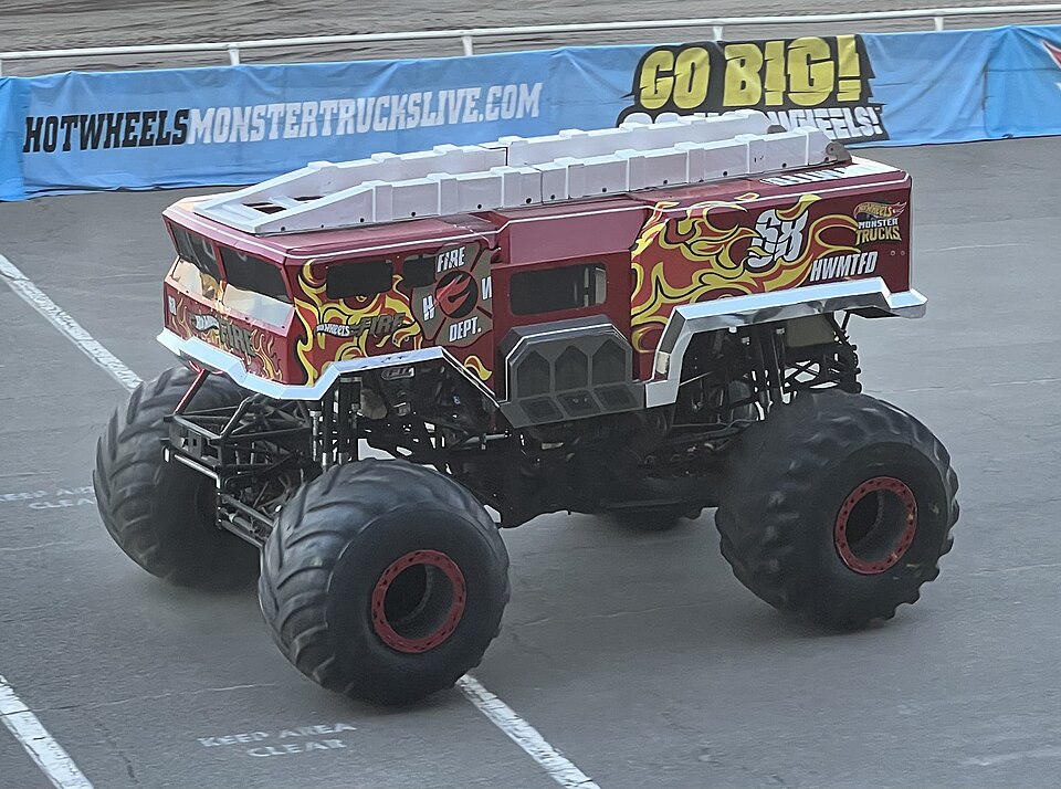 5 Alarm Monster Truck, a model car by Hot Wheels