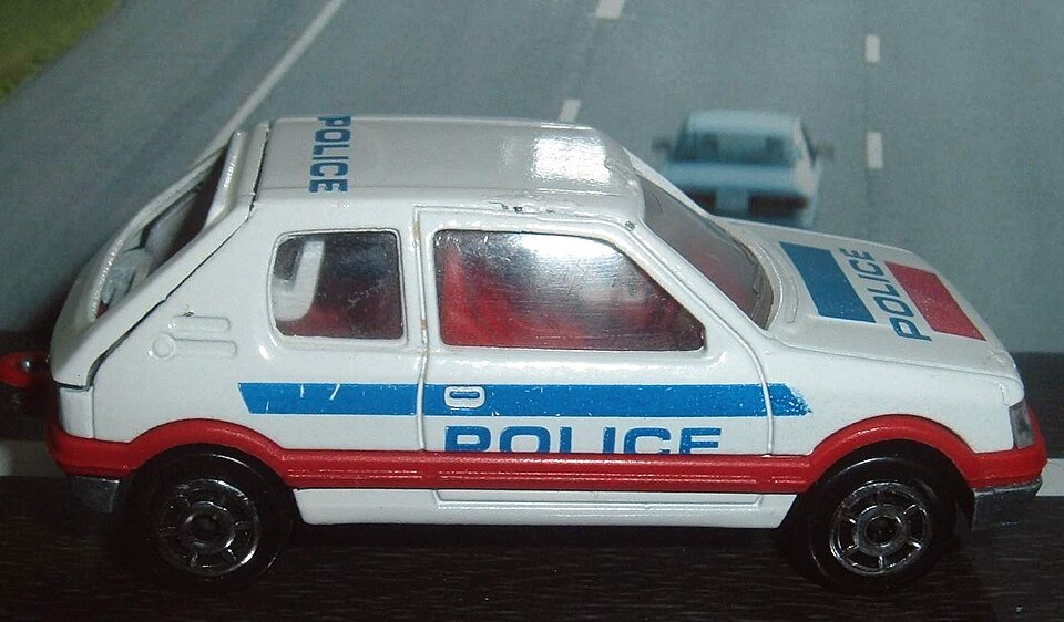 S147 Peugeor 205GTi - France National Police (2597765632), a model car by Majorette