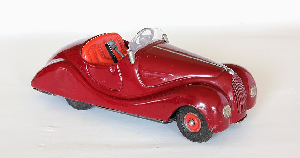 Schuco Examico - re. Seite (Original um 1948), a model car by Schuco