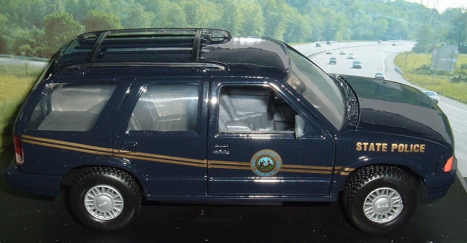 X009 GMC Jimmy - USA West Virginia State Police (2186985227), a model car by MotorMax