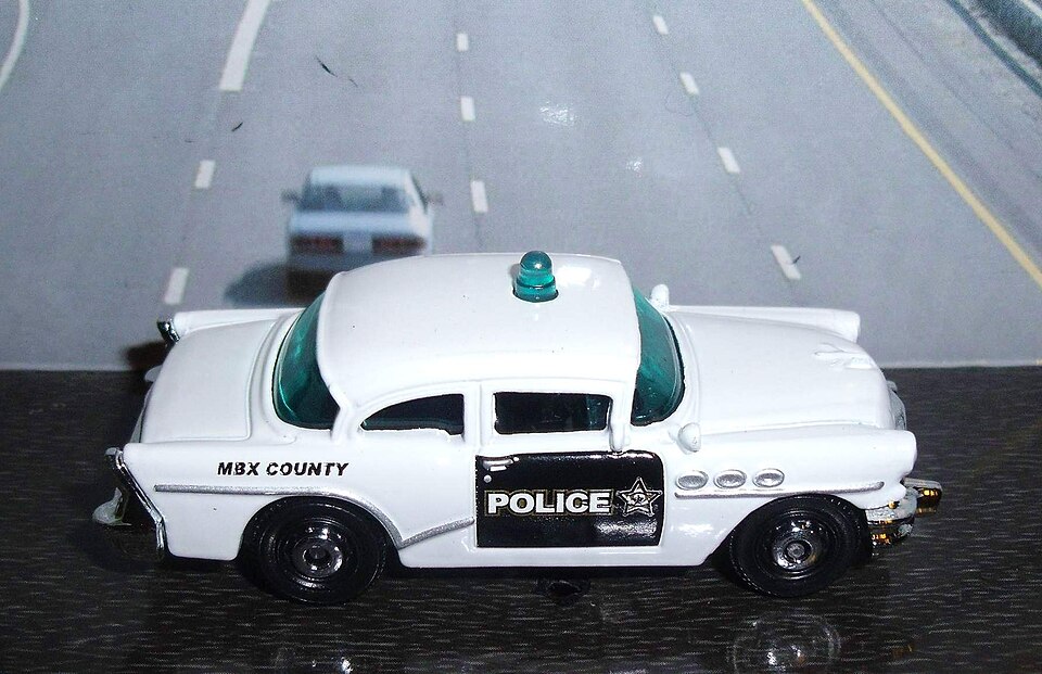 S373 Buick Century - USA MBX County Police (28065910414), a model car by Matchbox