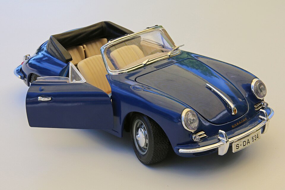Burago 356B IMG 4782a b, a model car by Bburago