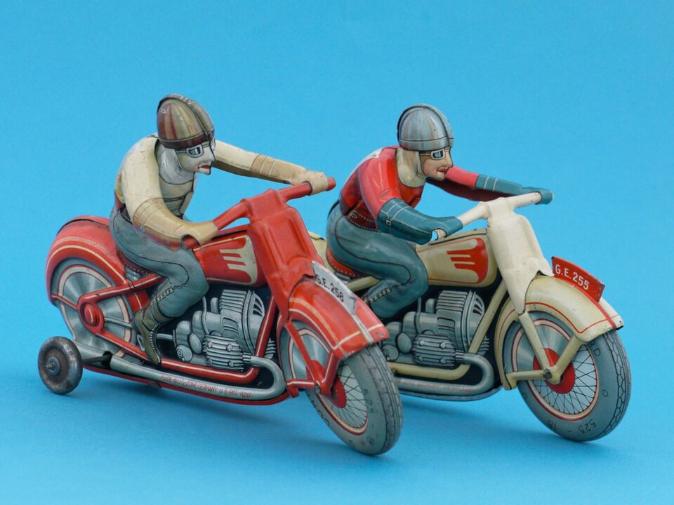 Technofix racers Germany 1955 (14521263861), a model car by Technofix