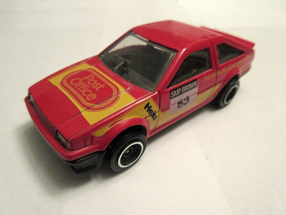Toyota Corolla GT, a model car by Corgi toys