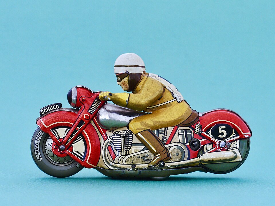 Schuco sport, Germany 1950 (34636593522), a model car by Schuco toys