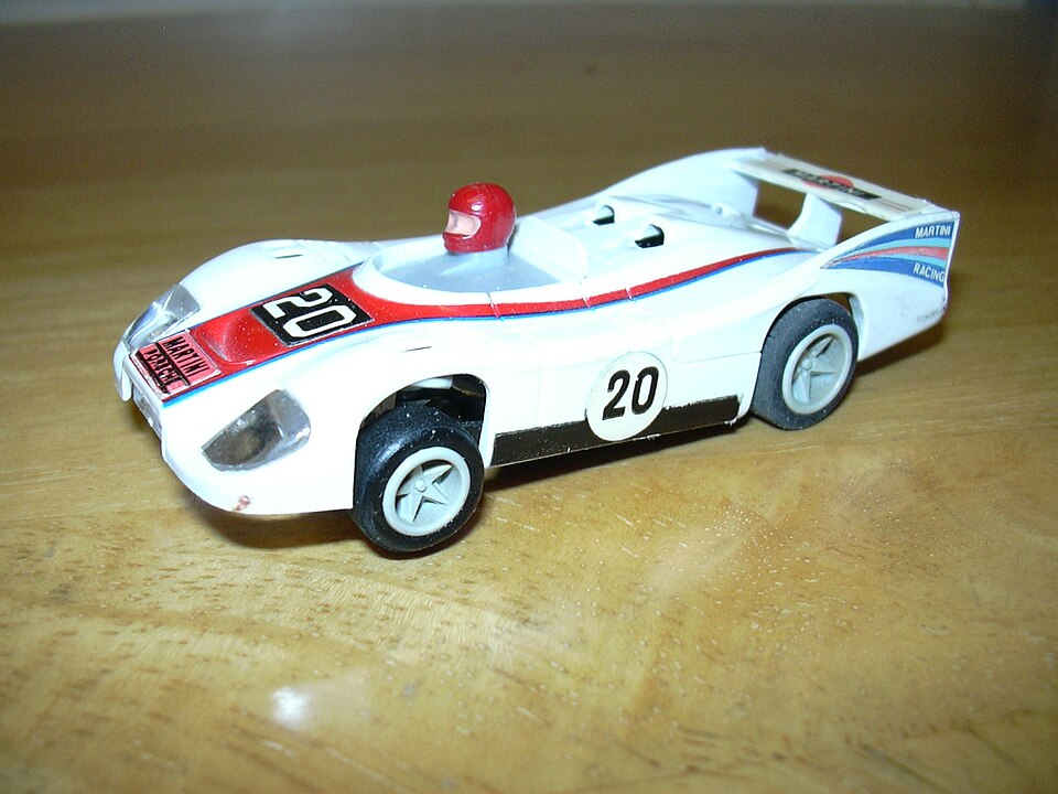 Martini porsche powertrack, a model car by Matchbox