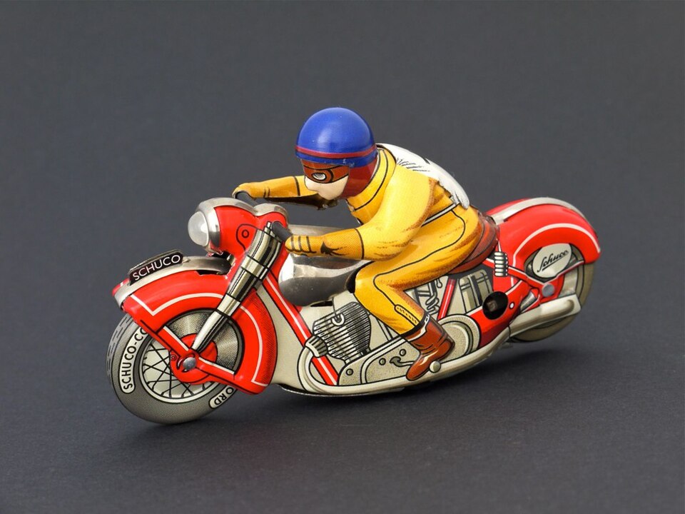 Schuco Motodrill, replica 1990's, a model car by Schuco toys