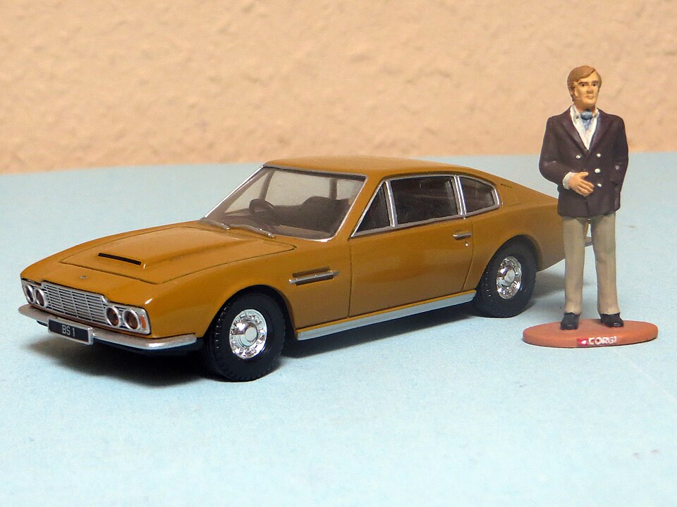 Aston martin dbs thepersuaders, a model car by Corgi toys