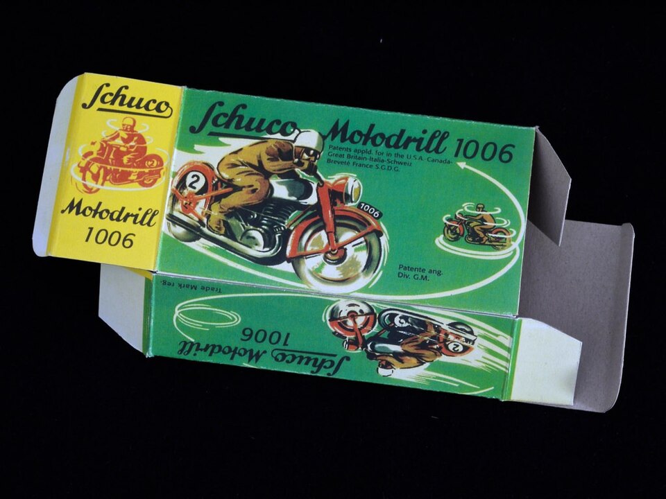 Schuco Motodrill, Germany 1950's, a model car by Schuco toys