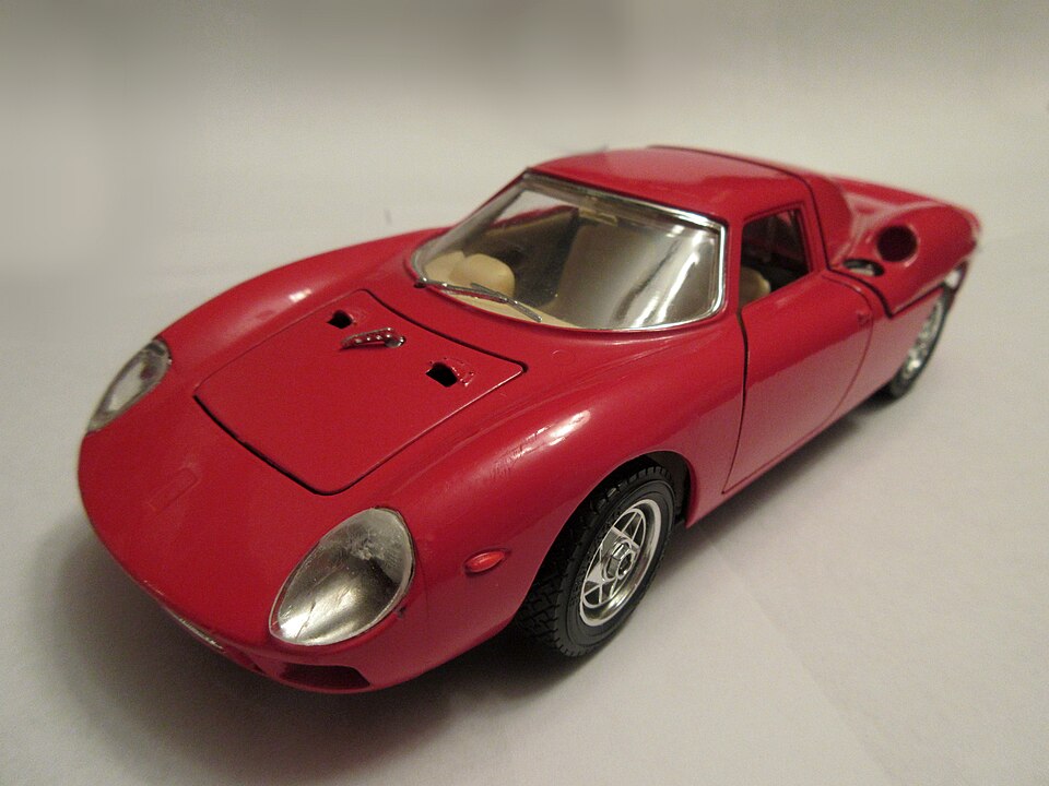 1965 Ferrari 250 BBurago, a model car by Bburago