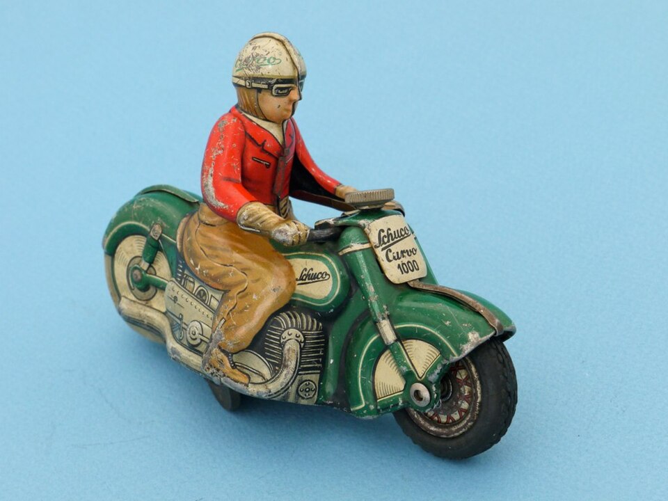 Schuco Curvo 1000, Us-zone of Germany 1950, a model car by Schuco toys
