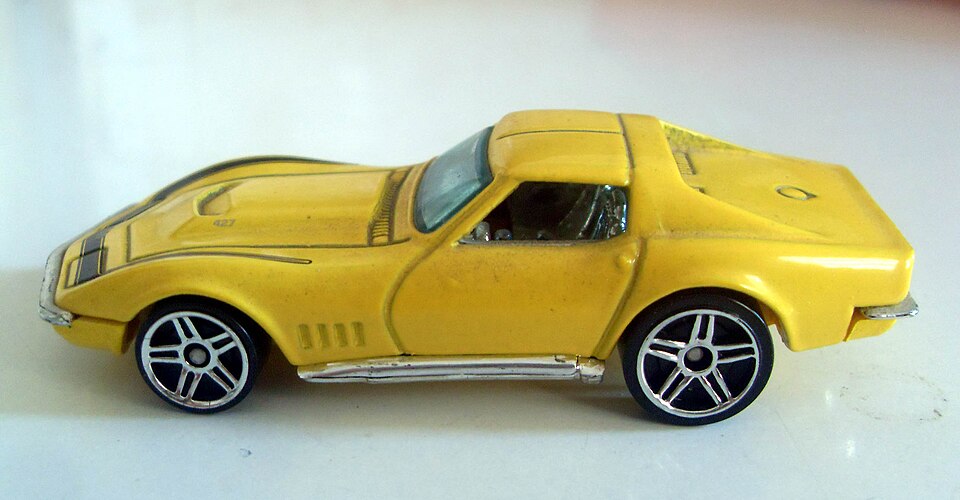 Corvette69 hotwheels 02, a model car by Hot Wheels