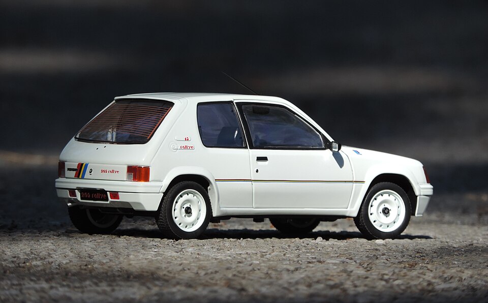 Peugeot 205 Rallye 1-18 Solido (2), a model car by Solido