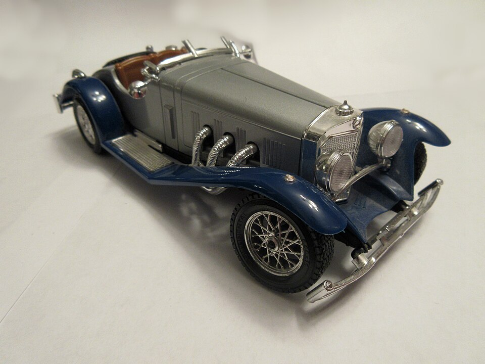 Mercedes SSK BBurago, a model car by Bburago