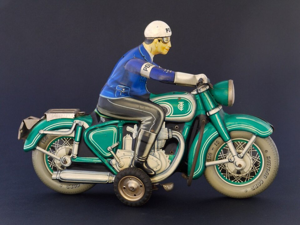 Tippco Police, Germany 1960, a model car by Tippco