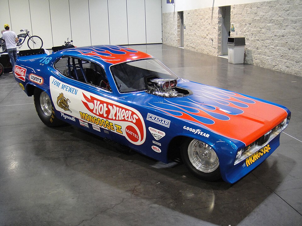 Wizard World Anaheim 2011 - Mongoose funny car (5674969952), a model car by Hot Wheels