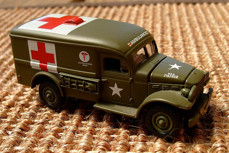 Johnny Lightning dodge military ambulance, a model car by Johnny Lightning