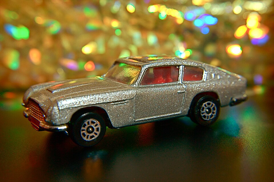 James bond astonmartin model car, a model car by Corgi toys