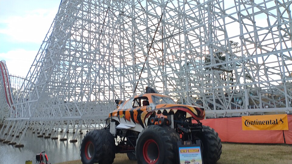 Great American Scream Machine During the 2021 UHW event, a model car by Hot Wheels