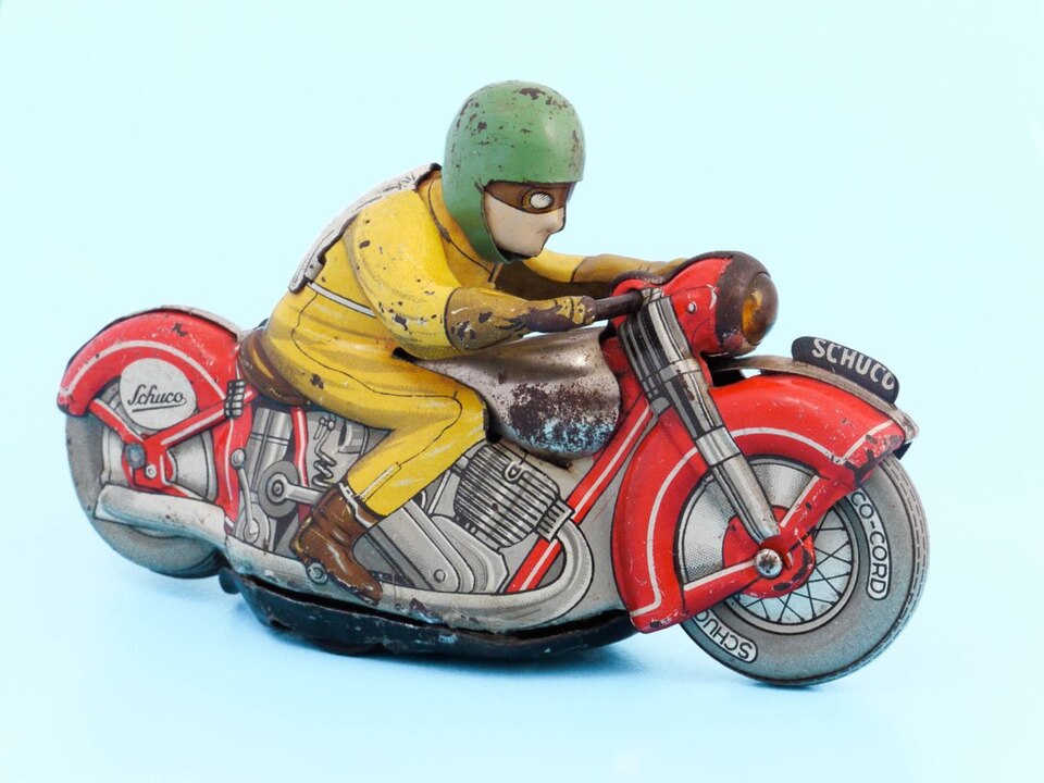 Schuco Mirakomot, Germany 1950, a model car by Schuco toys