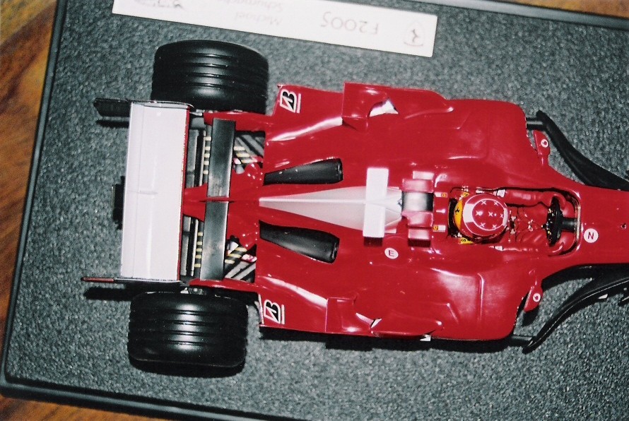 Ferrari F2005 F1061, a model car by Hot Wheels