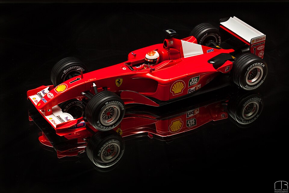Ferrari F2001, Michael Schumacher (24102715062), a model car by Hot Wheels