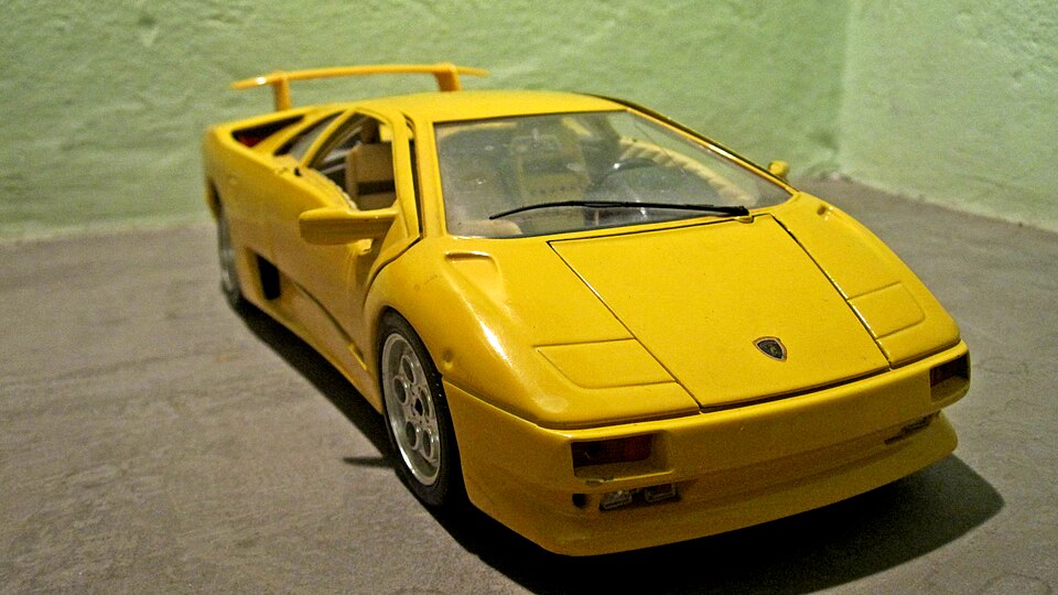 Lamborghini Diablo model car, a model car by Bburago