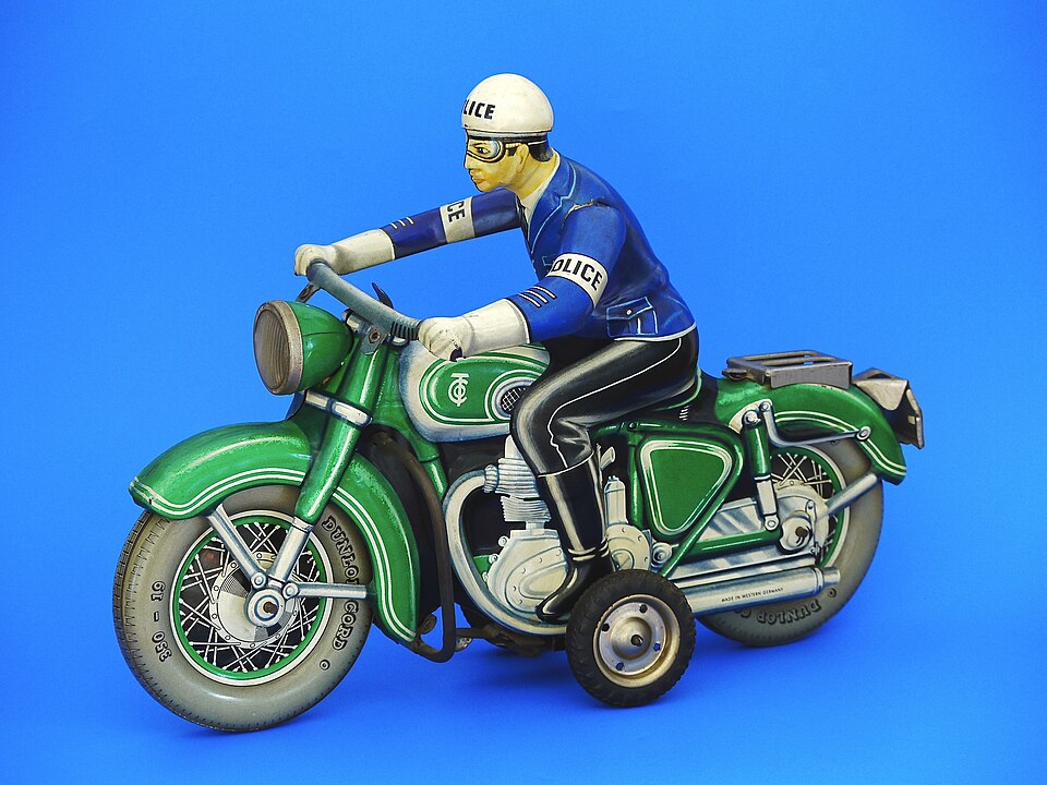 Tippco Police, Western Germany 1960 (32908115506), a model car by Tippco
