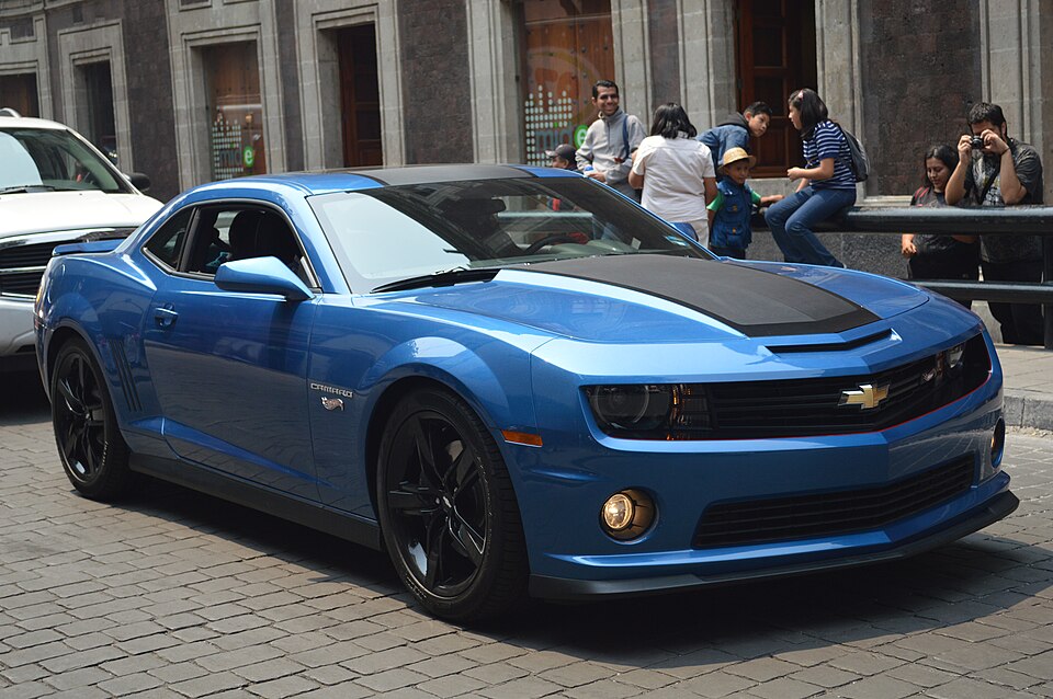 BlueCamaroTacubaStMexicoCity, a model car by Hot Wheels