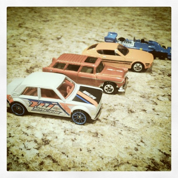The Hot Wheels fleet, a model car by Hot Wheels