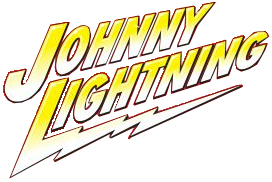 Johnny lightning brand logo, a model car by Johnny Lightning