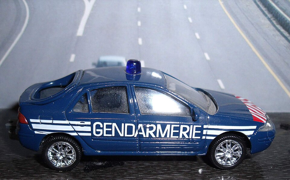 S316 Renault Laguna - France Gendarmerie (5802456566), a model car by Norev