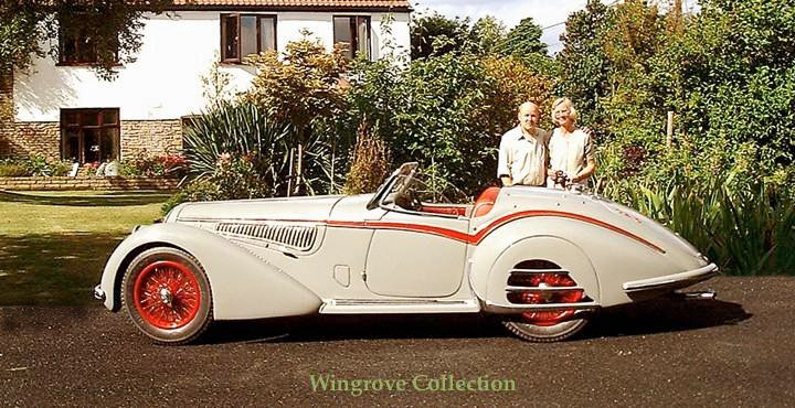 1938 2.9B Alfa Romeo 412018 by G Wingrove, a model car by Scale models by Gerald Wingrove