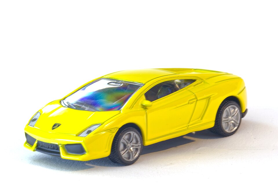 Siku-modell Lamborghini Gallardo schraege Frontansicht 2019, a model car by Siku