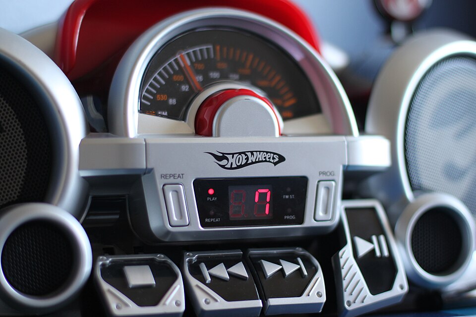 Hot Wheels radio, a model car by Hot Wheels