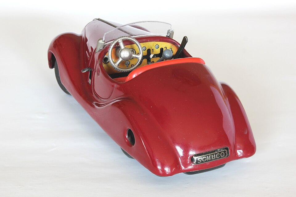 Schuco Examico - Heck (Original, etwa 1948), a model car by Schuco
