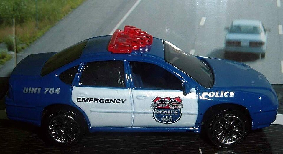 S050 Chevrolet Impala 2000 - USA Police generic (emergency) (2237552150), a model car by Matchbox