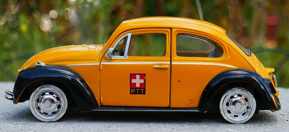 VW Beetle worn model-01, a model car by Welly